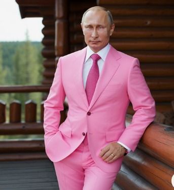 El presidente de Rusia declara otra guerra a Ucrania por que el quiere pintar todo de rosa y Volodímir no