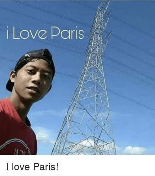 Un hombre visita Paris gratis
