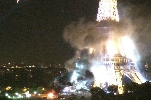 Terror Attack Blows up Eiffel Tower