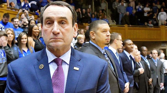 Coach K Positive For Covid; Can't Coach in Final Four