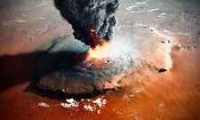Vulkan auf Mars ist ausgebrochen! Die Erde ist in Panik!