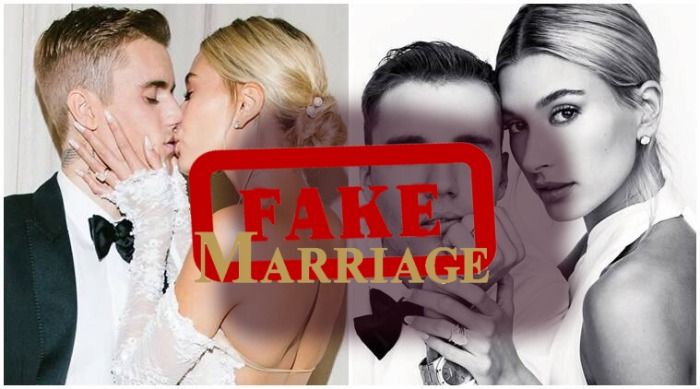 Justin Bieber fake marriage