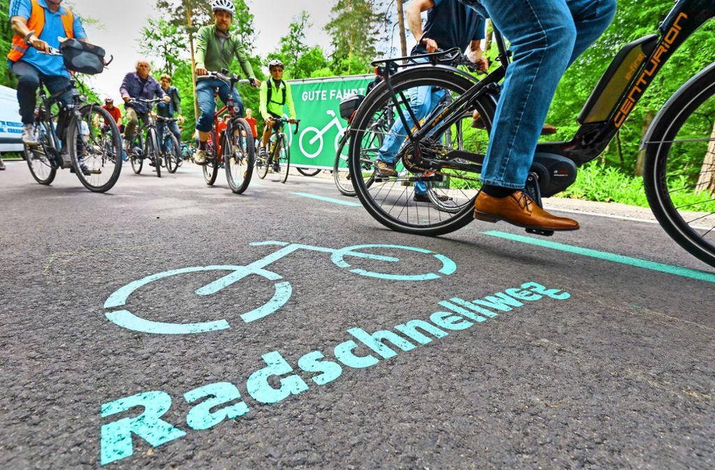 Stuttgart plant Bau von Umgehungstraßen für Fahrräder